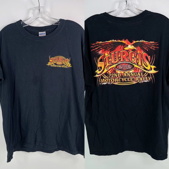 Gildan Other - Sturgis 2012 72nd Annual Motorcycle Ride Black T-Shirt Gildan Mens Size Large